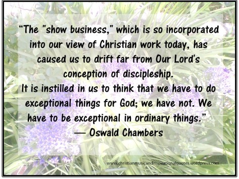 Quote by Oswald Chambers